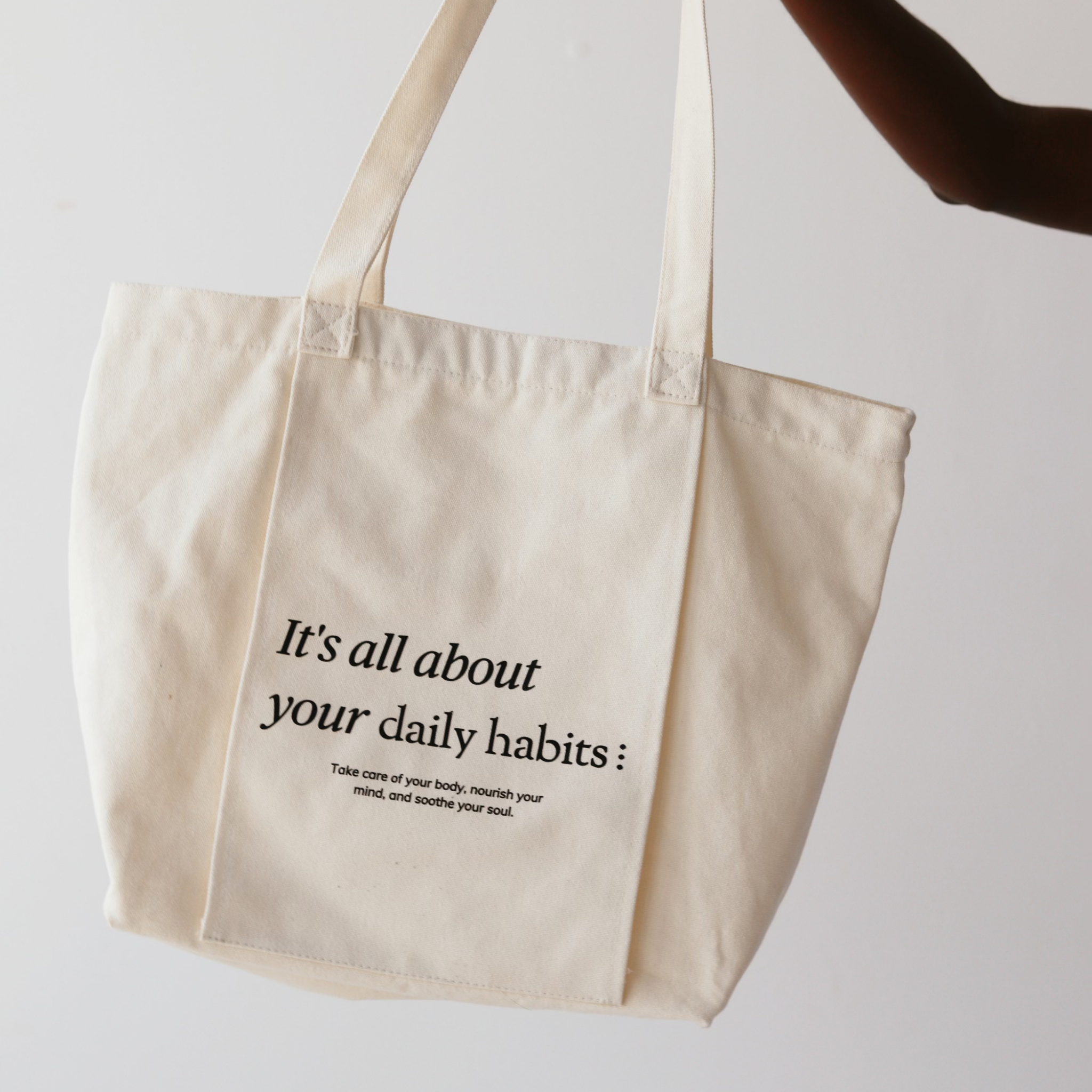 Yoga de hábitos diarios Bolsa de tela