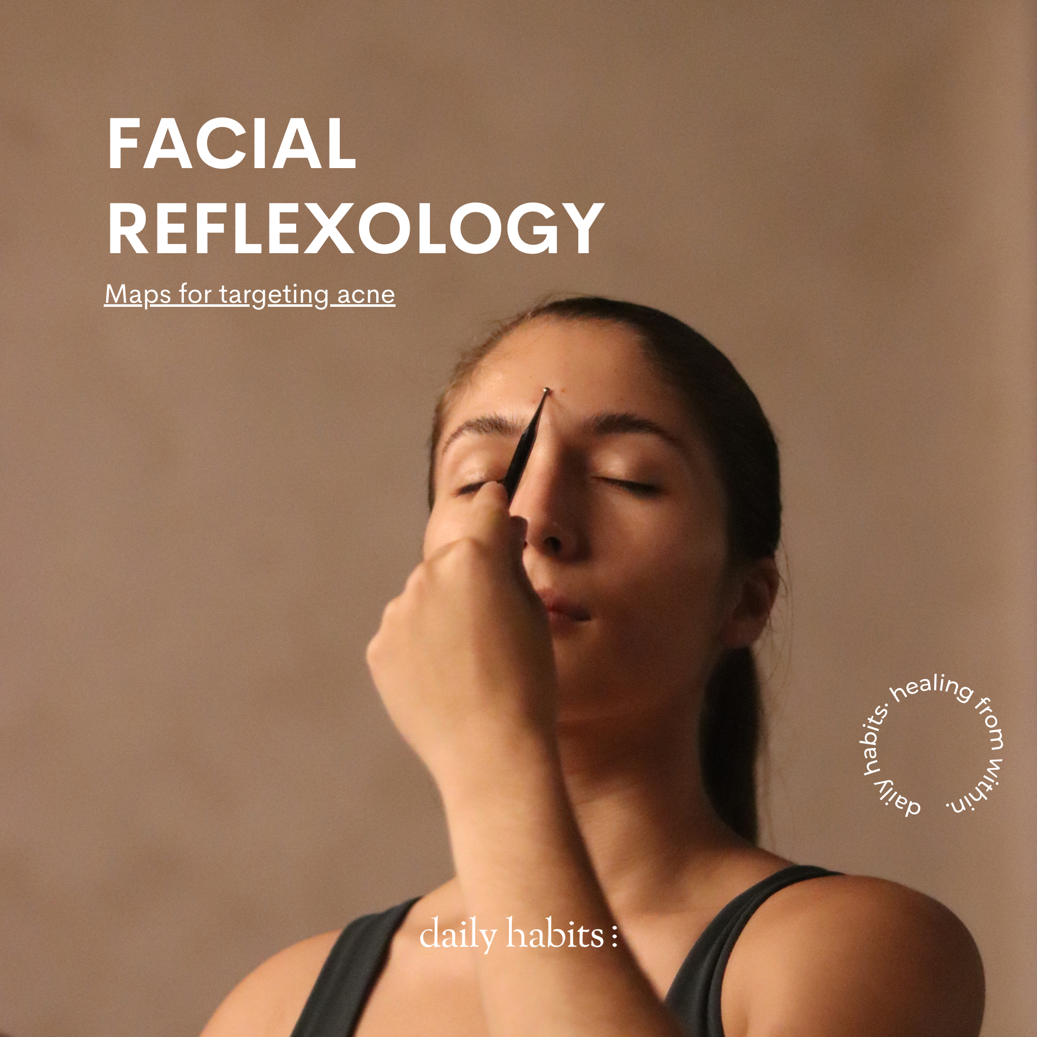 Libro electrónico de mapas de paquetes de acné y reflexología facial